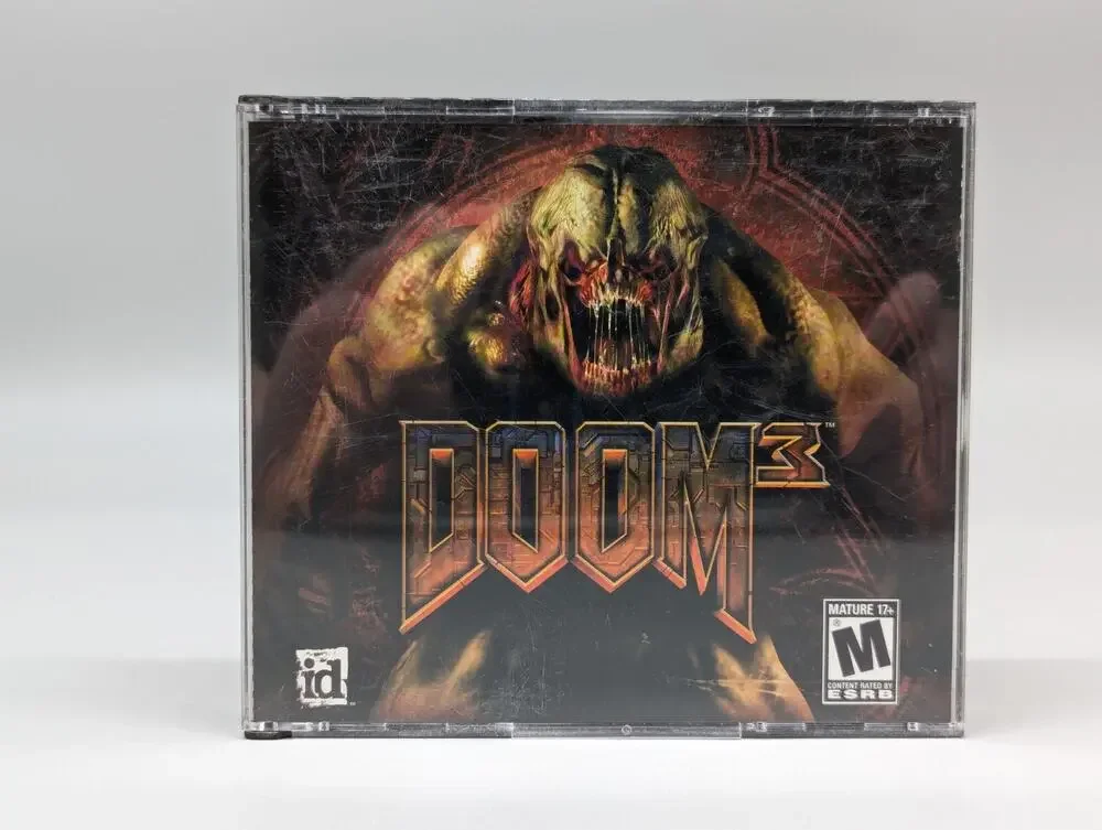 Doom 3 PC CD-ROM Video Game Activision ID 2004 Tested 3 Discs